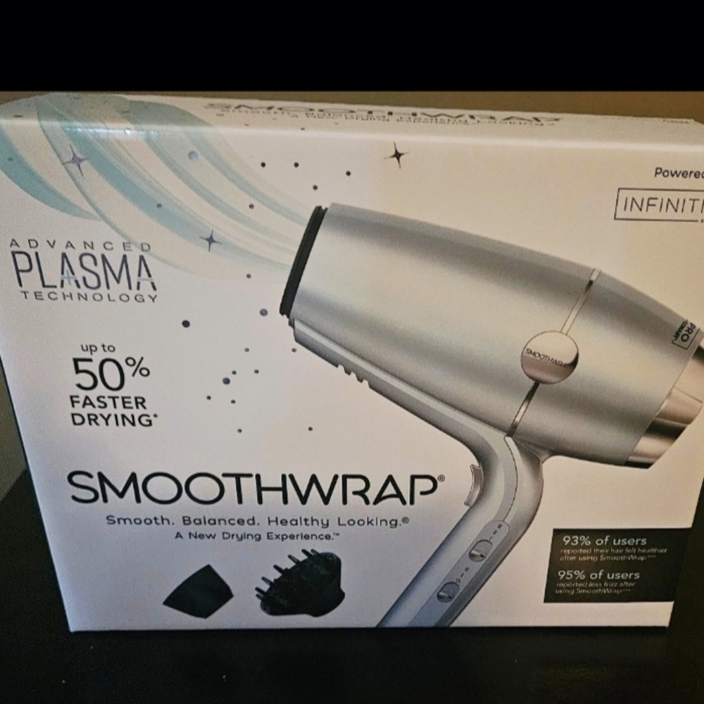 SmoothWrap Hair Dryer - Silver